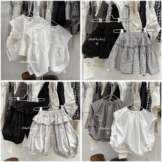 ÁO KIỂU, QUẦN NGỐ PHONG CÁCH HÀN QUỐC CHO BÉ (SIZE 90-130)