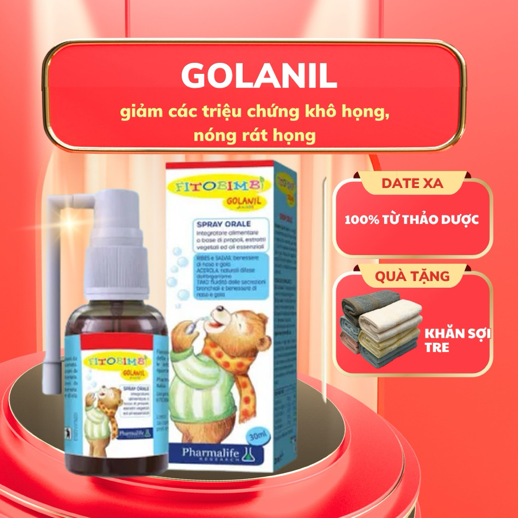 GOLANIL JUNIOR 30ML HỖ TRỢ CẢI THIỆN TÌNH TRẠNG ĐỜM DO VIÊM ĐƯỜNG HÔ HẤP TRÊN (MŨI, HỌNG)