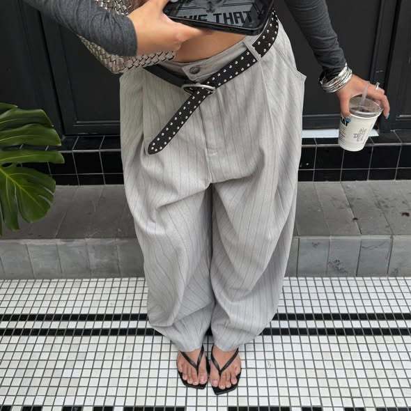 QUẦN HADES BESTILO PINSTRIPE TROUSERS - Hades Brand chính hãng Quần dài unisex