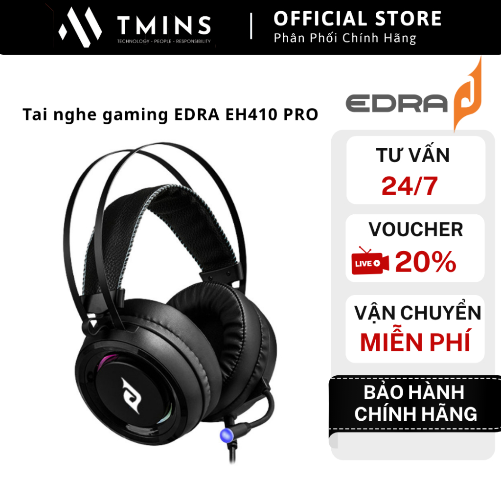 Tai nghe chơi game EDRA EH410 PRO - Hàng chính hãng TMINS.HOME