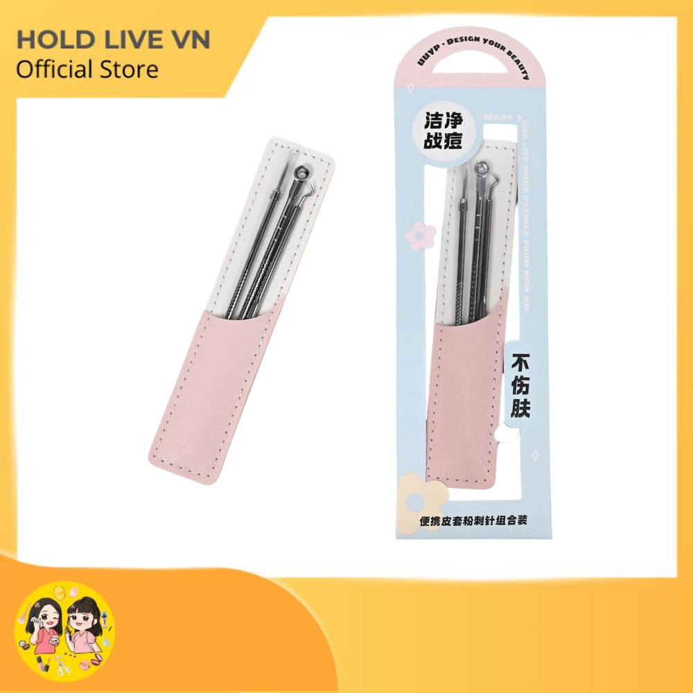 Bộ 3 Cây Nặn Mụn Kèm Bao Da UUYP - P320