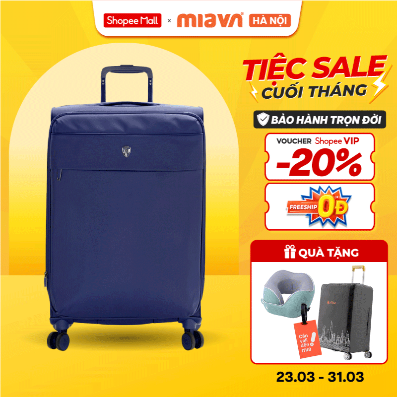 [VALI SIÊU NHẸ] Vali Vải Heys Xero Elite 2.0 - Vải PET Tái Chế Thân Thiện Môi Trường, Bảo Hành Trọn 