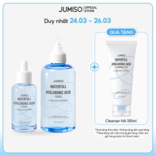 Bộ đôi cấp ẩm chuyên sâu, phục hồi da khô yếu, da nhạy cảm JUMISO Toner HA và JUMISO Serum HA