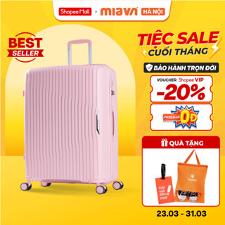[⚡TOP 1 BÁN CHẠY] Vali Kéo MIA Larita ROTA - Size 20/24/28 Inch, Nhựa PP Dẻo Hạn Chế Bể Vỡ, Khóa Số TSA,Bảo Hành TĐ