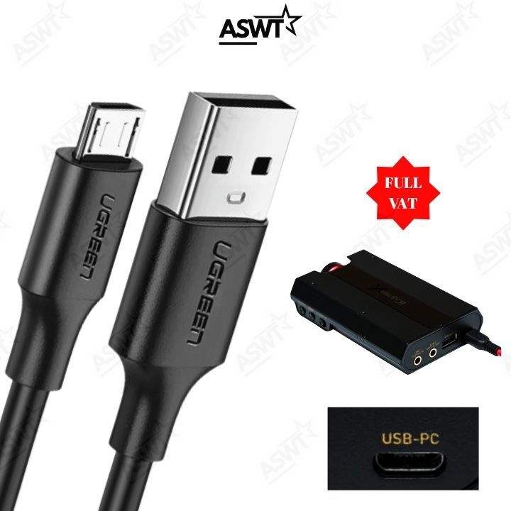 Dây USB kết nối Sound Card BlasterX G5 xịn , cáp USB-PC Soundcard Creative BlasterX - bảo hành 12 th