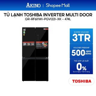 GR-RF611WI-PGV(22)-XK | Tủ lạnh Toshiba Inverter 474 lít Multi Door GR-RF611WI-PGV(22)-XK - Hàng Chính Hãng