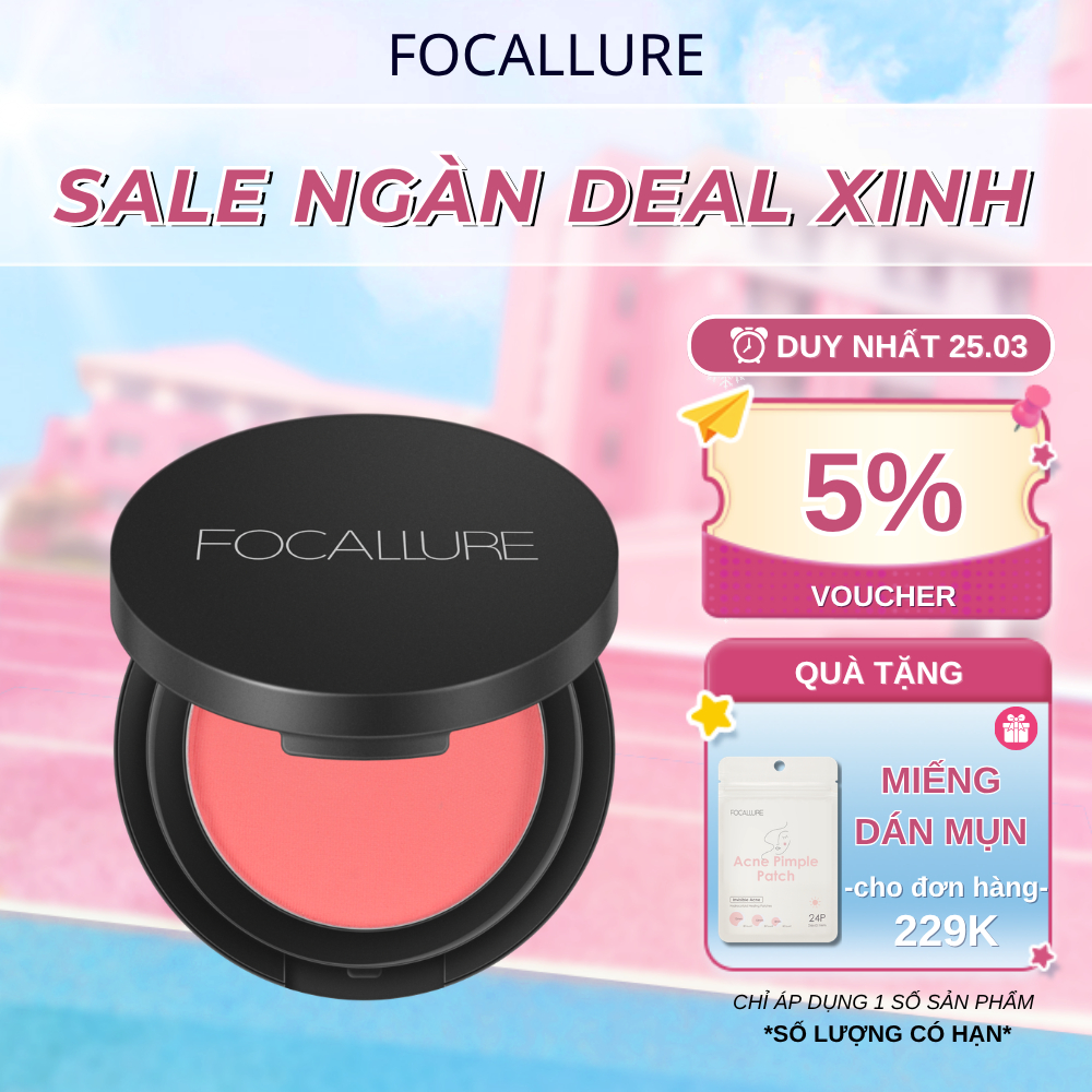Phấn Má Hồng FOCALLURE trang điểm tự nhiên 2.8g