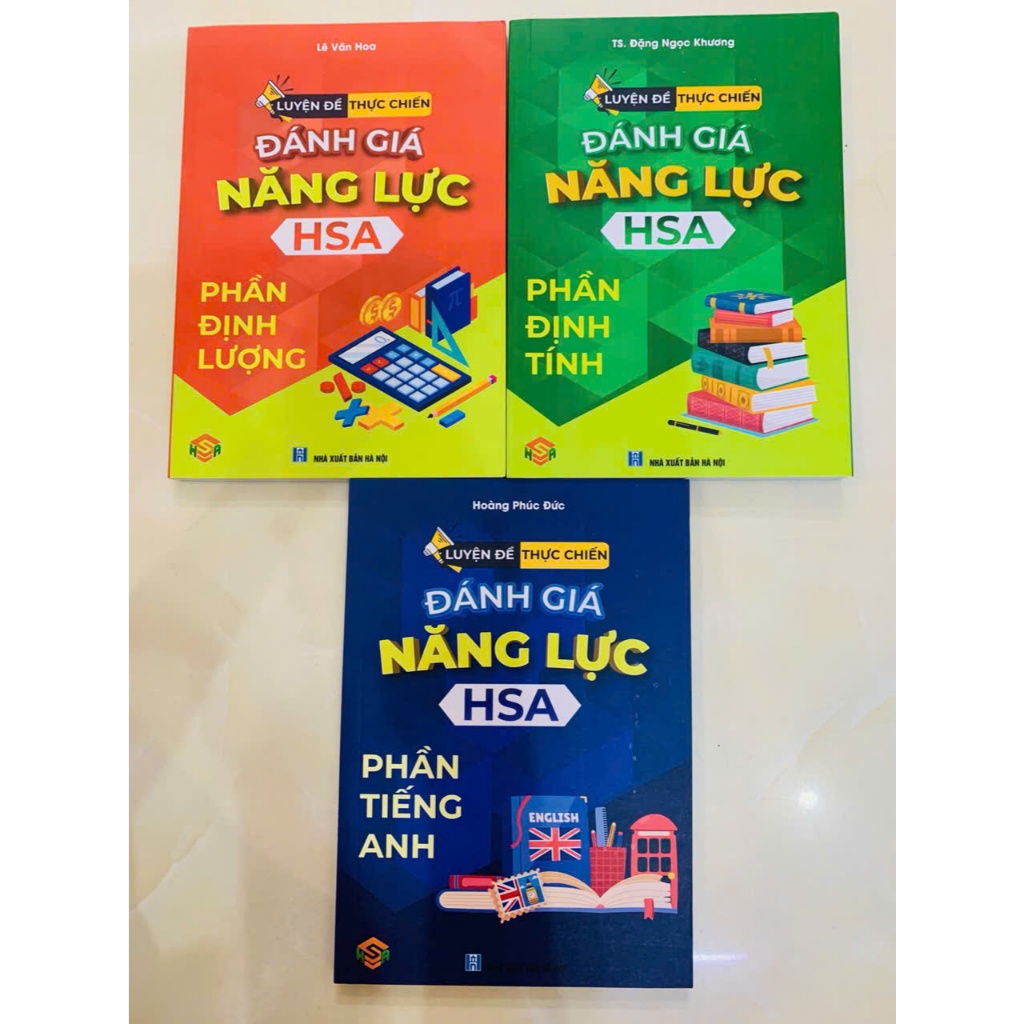 Sách -  luyện đề thực chiến đánh giá năng lực HSA