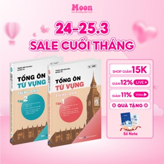 Sách Tổng ôn từ vựng tiếng anh cô Trang Anh Moonbook