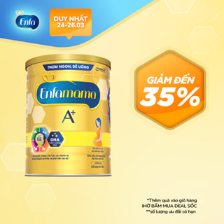 Sữa Bột Bầu Enfamama A+ với 360° Brain Plus  - Vị Vanilla - 830g