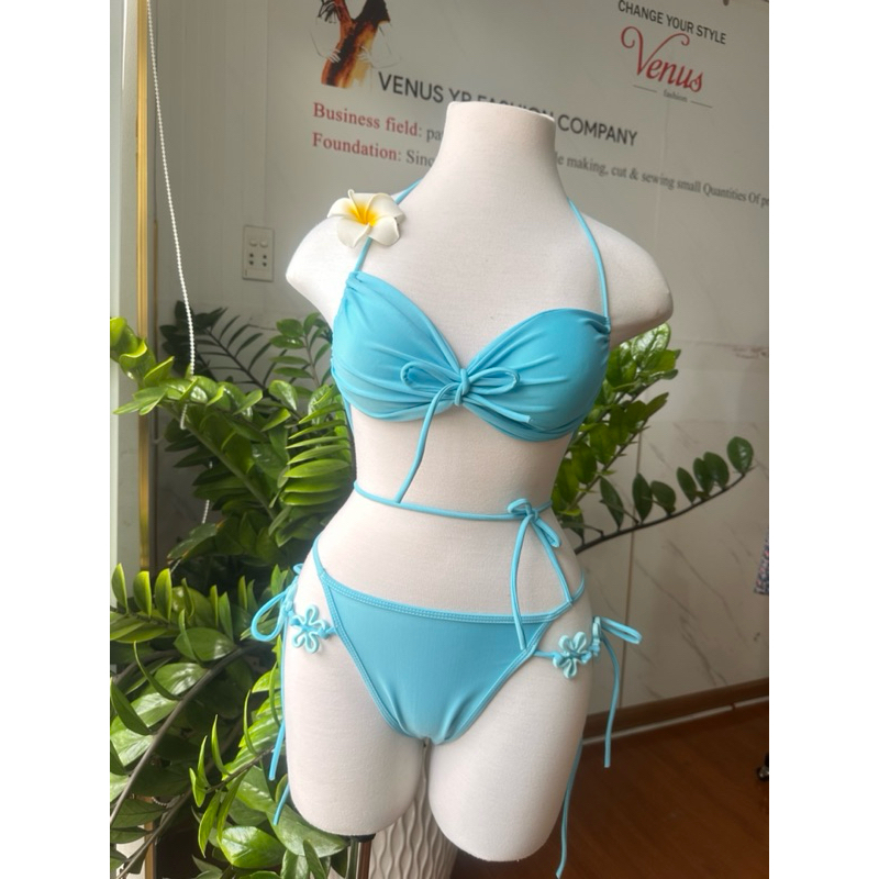 BIKINI tuyetanh Bikini 2 Mảnh Charm Hoa, Viền Ren Trendy | BigBuy360 - bigbuy360.vn