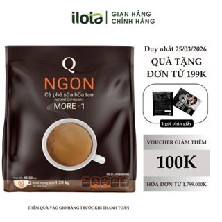 Cà phê sữa Ngon hòa tan 3in1 (20gr x túi 60 gói) - Trần Quang