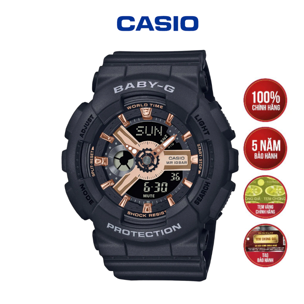 Đồng Hồ Casio Baby-G BA-110XRG-1ADR Kim Điện Tử - Hàng Chính Hãng