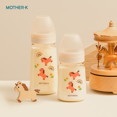 Bình sữa PPSU Hàn Quốc Mother-K 180ml/280ml ( Ngựa Hồng Mao )
