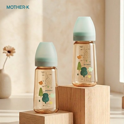 Bình sữa PPSU Hàn Quốc Mother-K - 180 ml/ 280 ml (Mộc Nhiên)