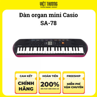 Đàn organ mini Casio SA78 - Việt Thương Music