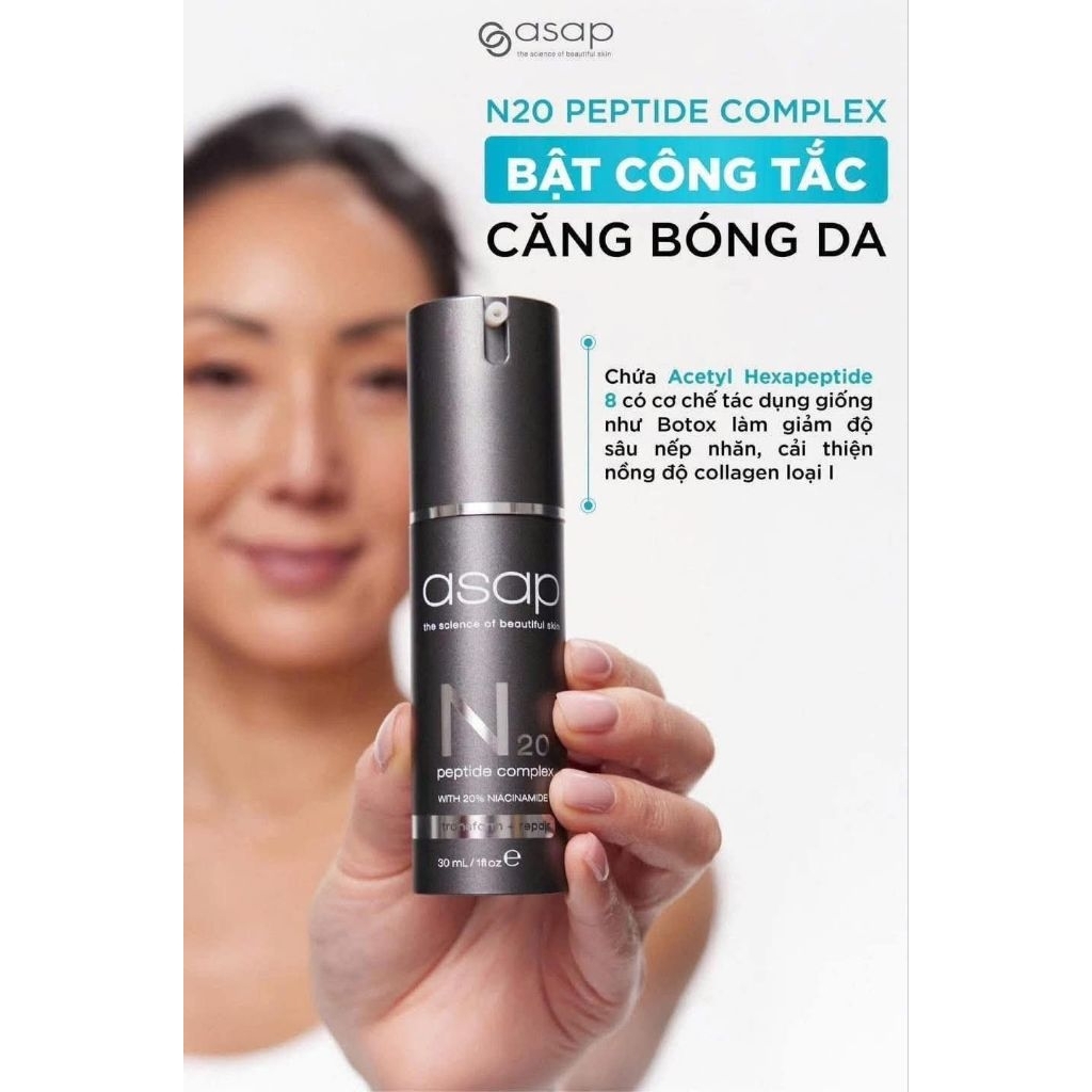 Asap N20 Peptide Complex - Tinh Chất Chống Lão Hoá (30ml)