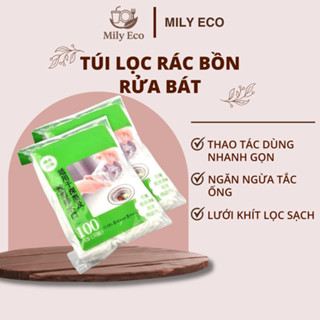 [COMBO 5 Bịch] Túi Lọc Rác Bồn Rửa – Lọc Thức Ăn Thừa, Chống Tắc, Túi Lọc Rác Dùng 1 Lần Sạch Sẽ Tiện Dụng