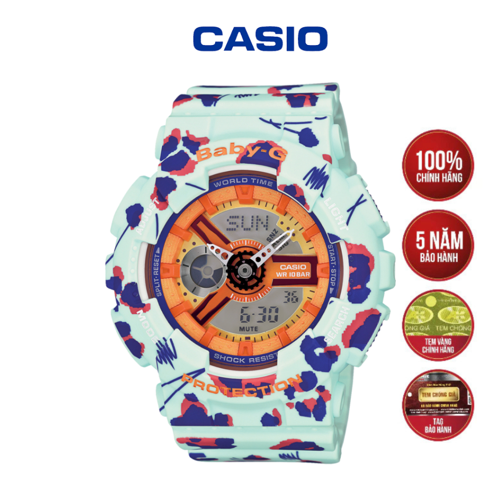 Đồng hồ Casio Baby-G BA-110FL-3ADR Hàng Chính Hãng