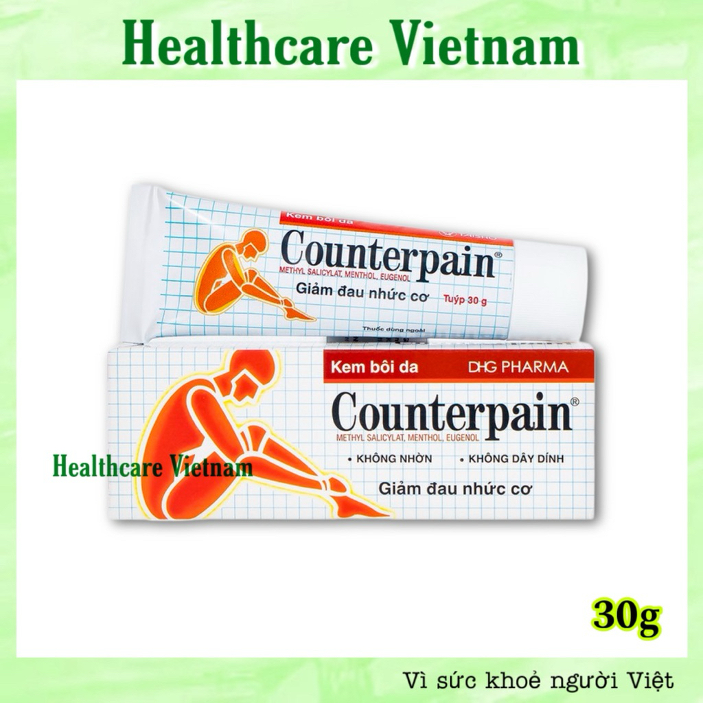 Kem bôi giảm đau Counterpain Tuýp 30g – DHG Pharma