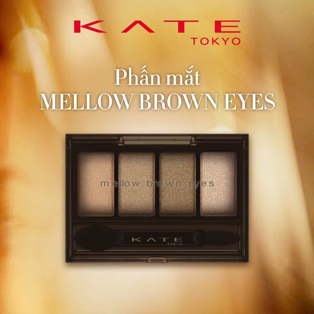 Bảng Phấn Mắt 4 Màu Tông Nâu Tự Nhiên KATE Mellow Brown Eyes | BigBuy360 - bigbuy360.vn