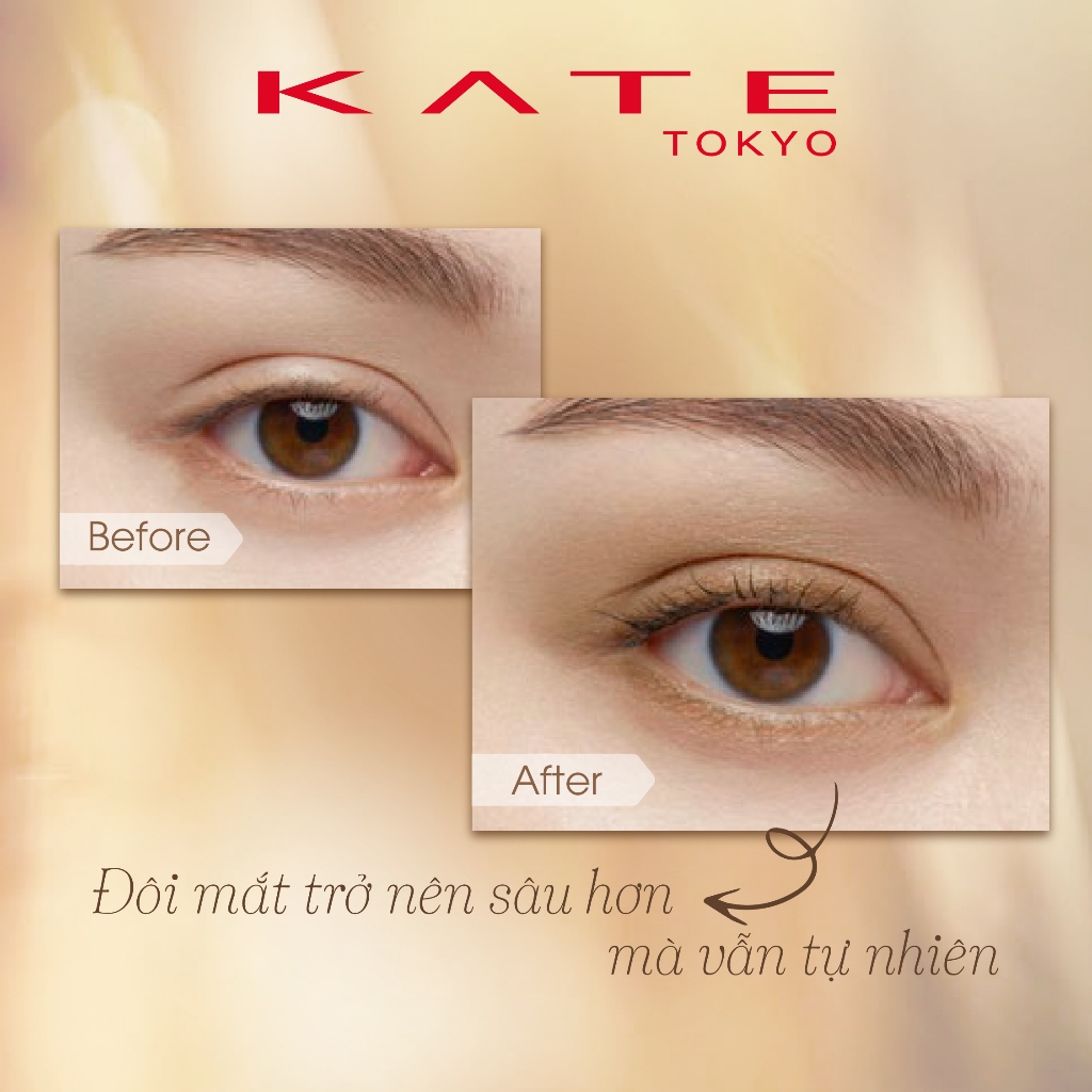 Bảng Phấn Mắt 4 Màu Tông Nâu Tự Nhiên KATE Mellow Brown Eyes | BigBuy360 - bigbuy360.vn