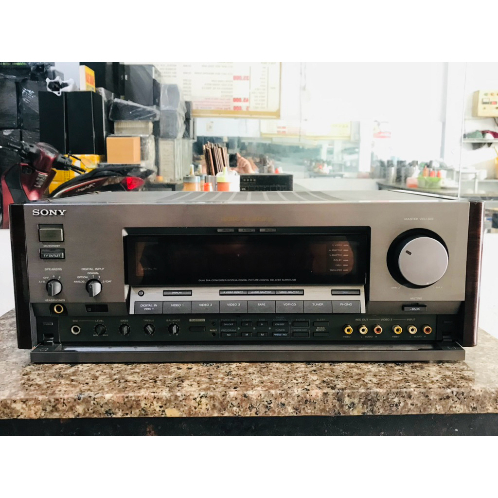 Amply Sony TA-AV900D công xuất 230w máy chạy 4 sò than đại zin mới đẹp âm thanh rất hay