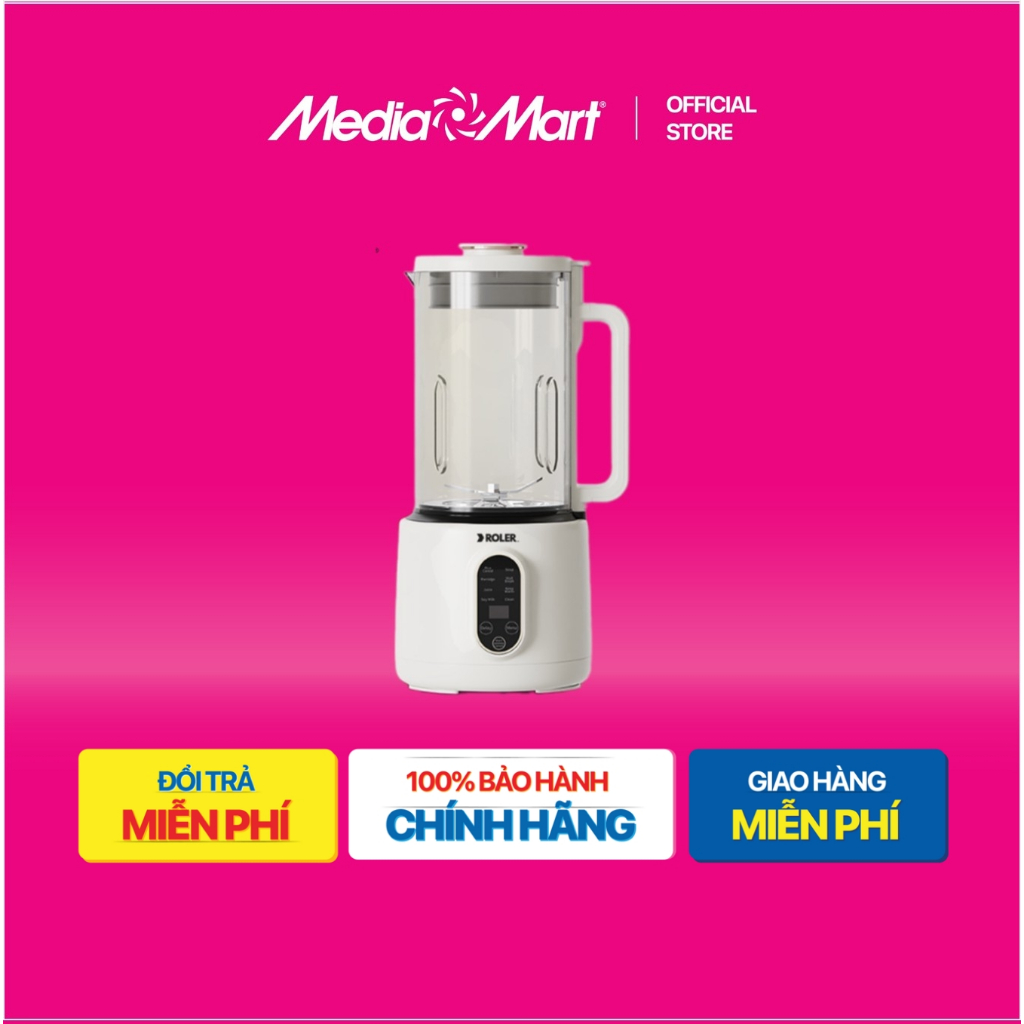 [ Mediamart Mall ] Máy nấu sữa hạt Roler RB-4125 BH chính hãng,Ship 0đ