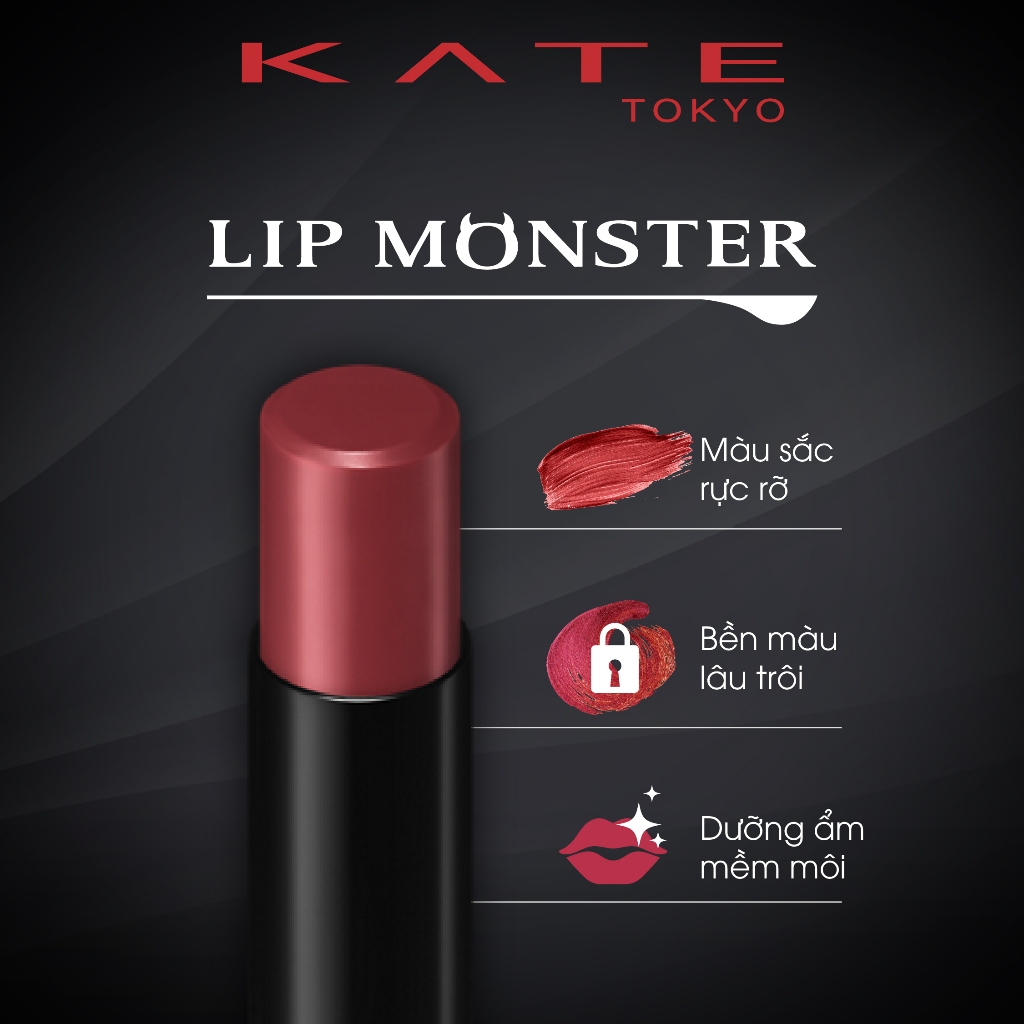 Son Thỏi KATE Lip Monster Bền Màu Lâu Trôi