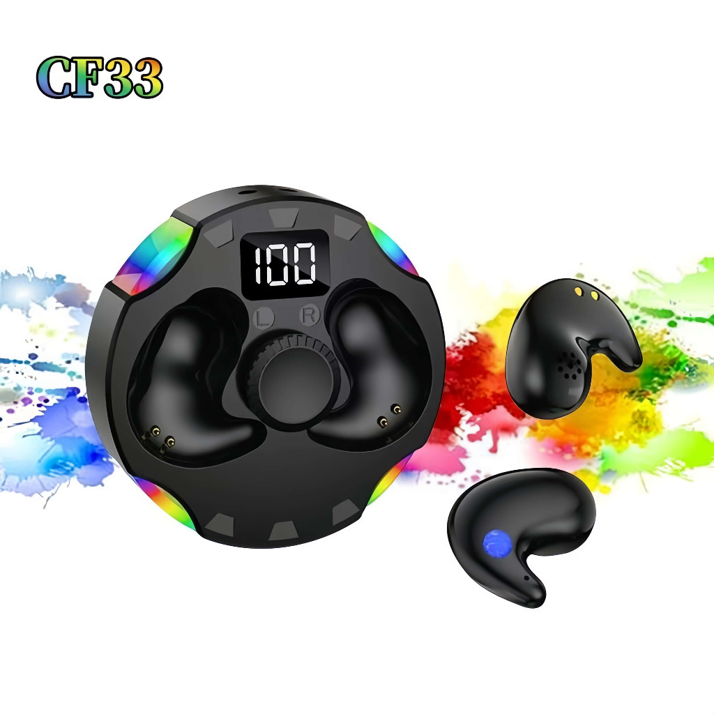 CF33 Sleep Earphone Bluetooth TWS Reduction Invisible Earphone Cycling Headphone Headset Tidur Noise