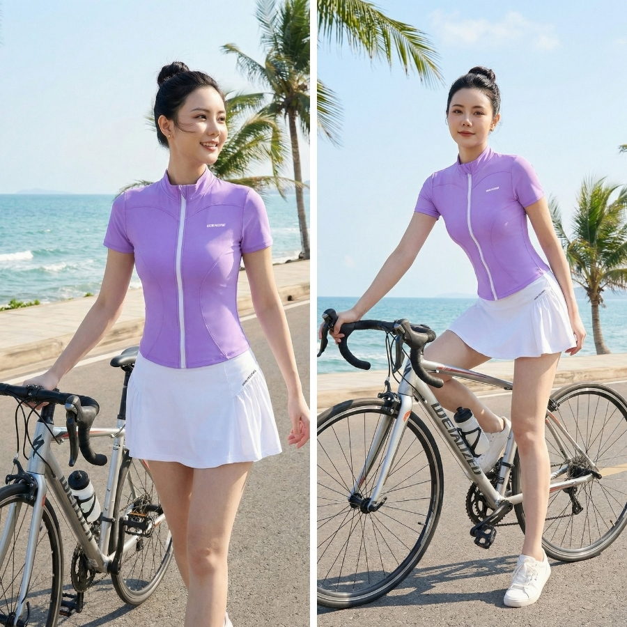 Quần bơi lẻ Nữ BIKINI PASSPORT kiểu xòe rũ - Trắng - BS526_WH | BigBuy360 - bigbuy360.vn