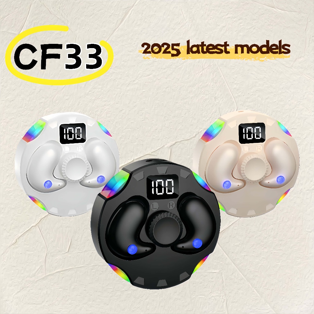 CF33 Sleep Earphone Bluetooth TWS Reduction Invisible Earphone Cycling Headphone Headset Tidur Noise