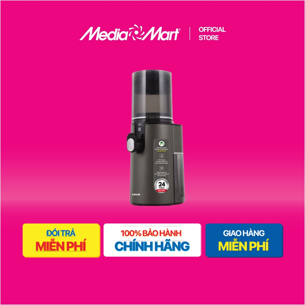 [ Mediamart Mall ] Máy ép chậm đa năng Roler RS-4460 BH chính hãng,Ship 0đ