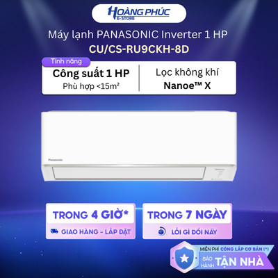 CU/CS-RU9CKH-8D | Điều Hòa PANASONIC 1 HP Inverter {Toàn Quốc}