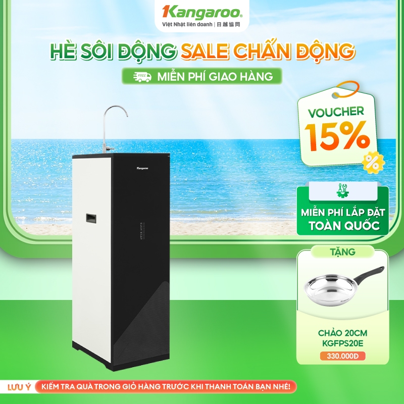 [MIỄN PHÍ LẮP ĐẶT] Máy lọc nước Kangaroo10 lõi KG116I