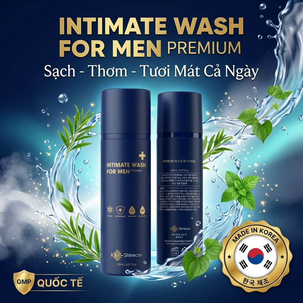 Dung Dịch Vệ Sinh Nam Intimate Wash Premium - Intimate Wash For Men Premium