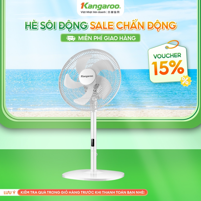 Quạt đứng Kangaroo KG726 điều khiển từ xa