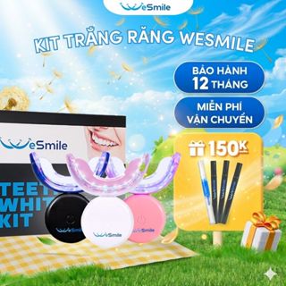 Kit trắng răng Wesmile, tẩy trắng răng không ê buốt, răng trắng sáng tự nhiên, an toàn tại nhà