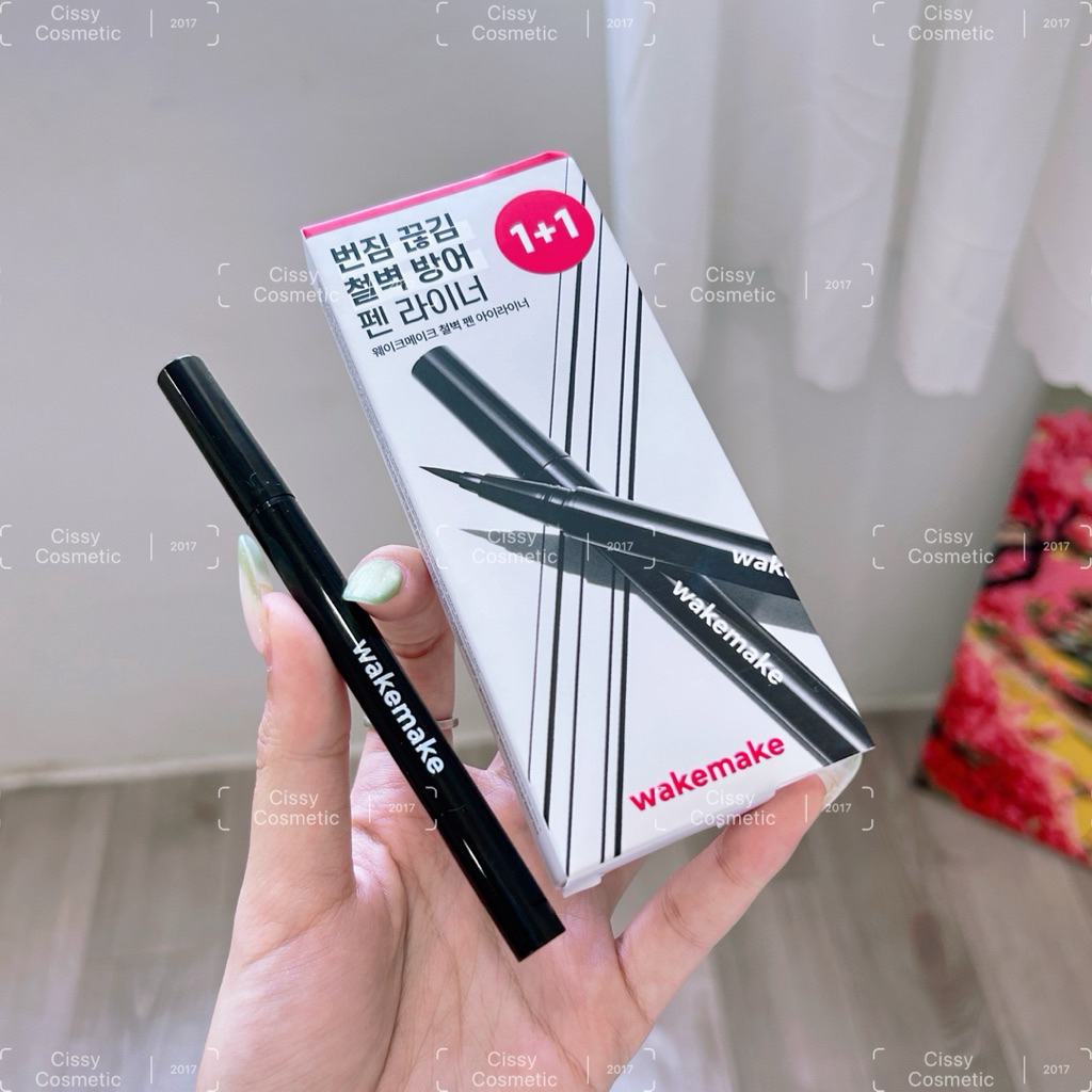 Kẻ Mắt Wakemake Any-Proof Pen Eyeliner #01 Black