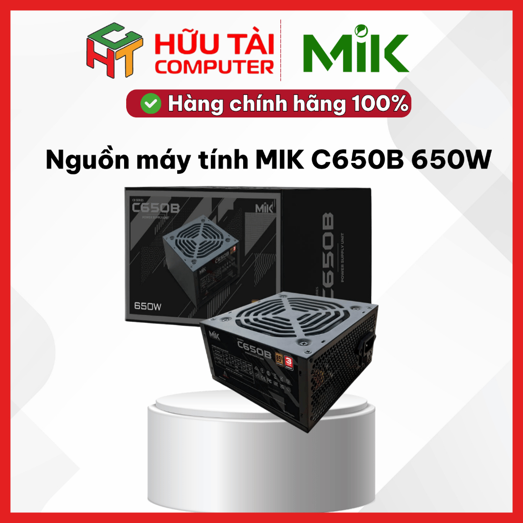 Nguồn máy tính MIK C650B 650W