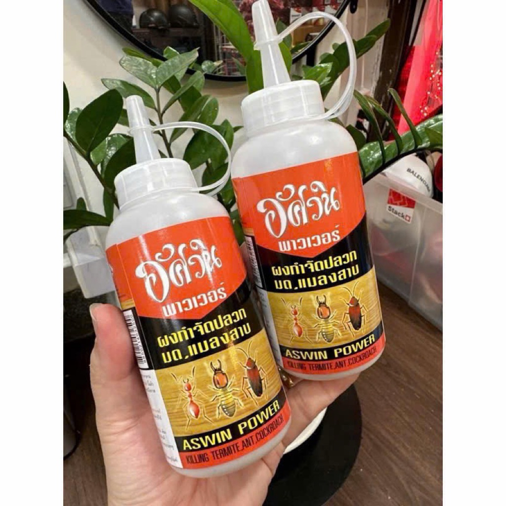 BỘT DIỆT KIẾN GIÁN ASWIN POWER CHAI 150G HIỆU QUẢ AN TOÀN DỄ SỬ DỤNG NỘI ĐỊA THÁI LAN