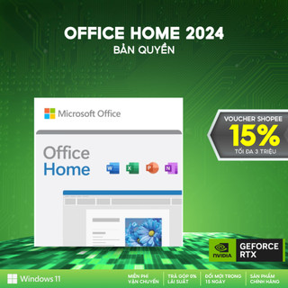 Phần mềm Office Home 2024 bản quyền chuyển được máy khác | Dùng vĩnh viễn| 1 người | 1 thiết bị