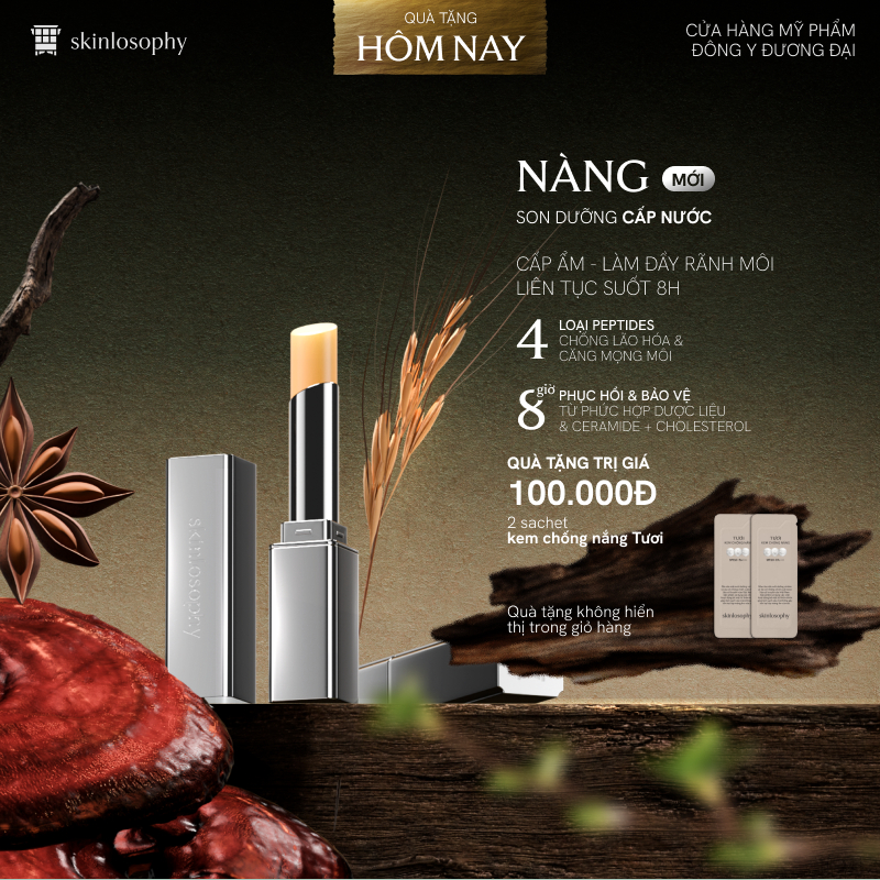 Son Dưỡng Nàng Skinlosophy Giúp Chăm Sóc Và Bảo Vệ Da Môi - 3.5gr