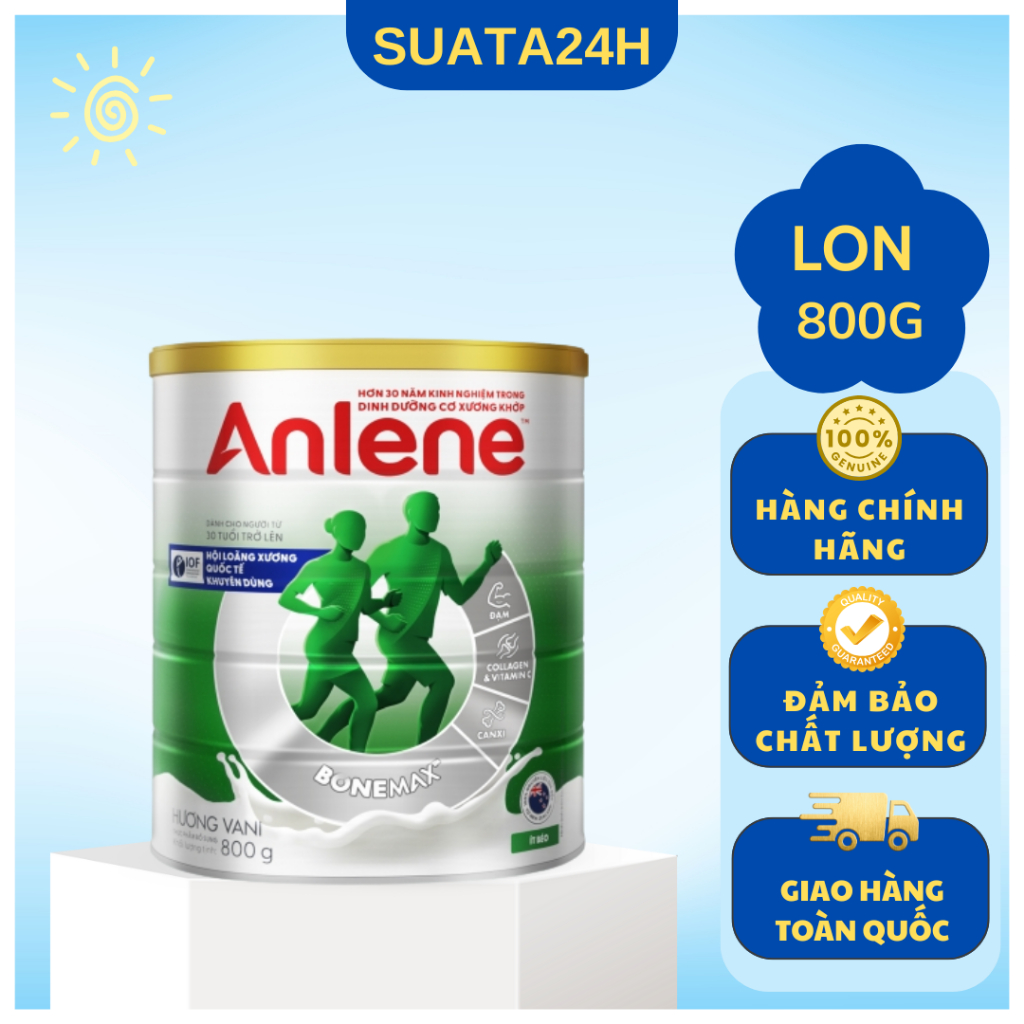 Sữa bột Anlene/ Anlene Gold Hộp 440g-800g-1.2kg