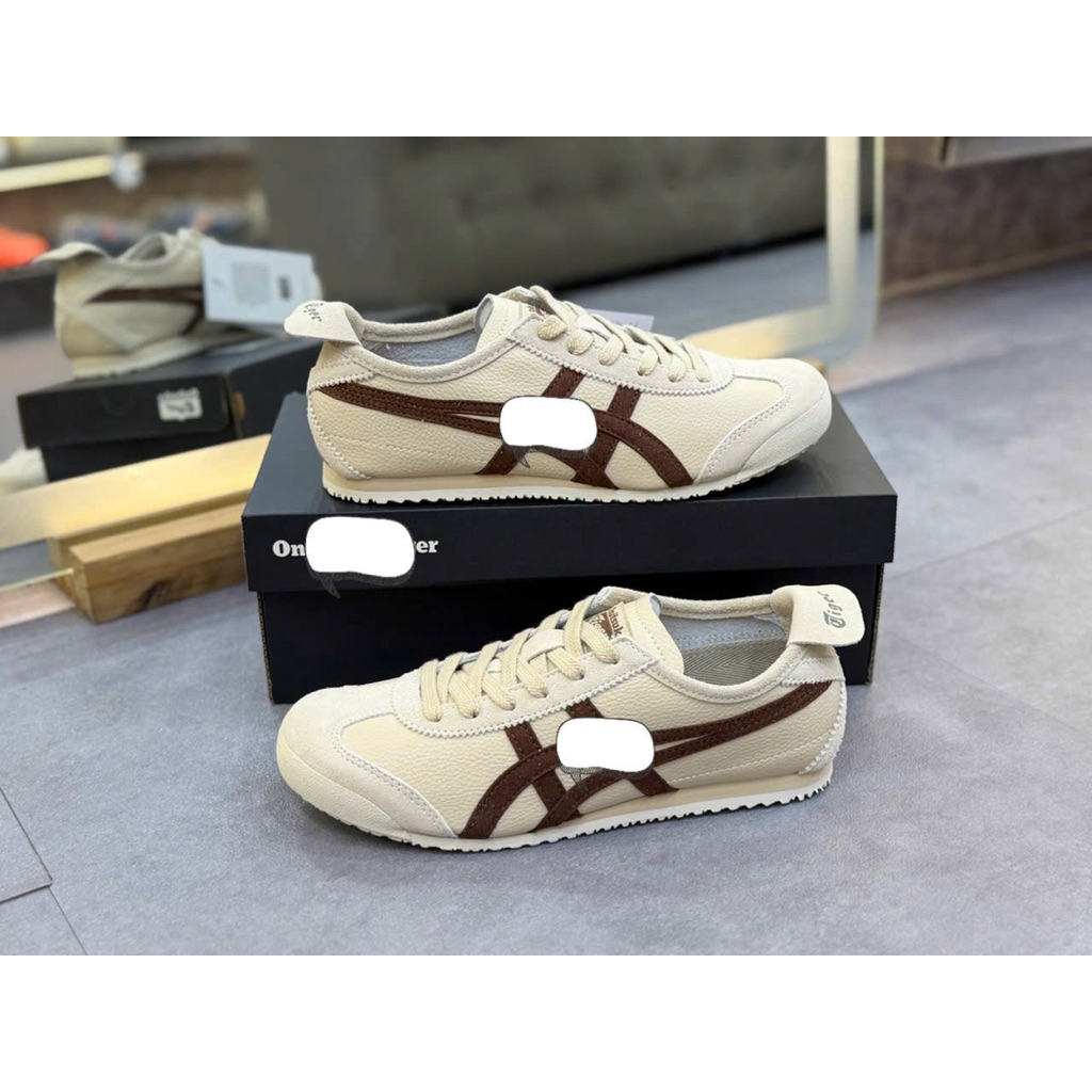 Giày thể thao nam nữ ti gơn sọc nâu nhỏ gọn nhẹ nhàng phù hợp mọi aufit