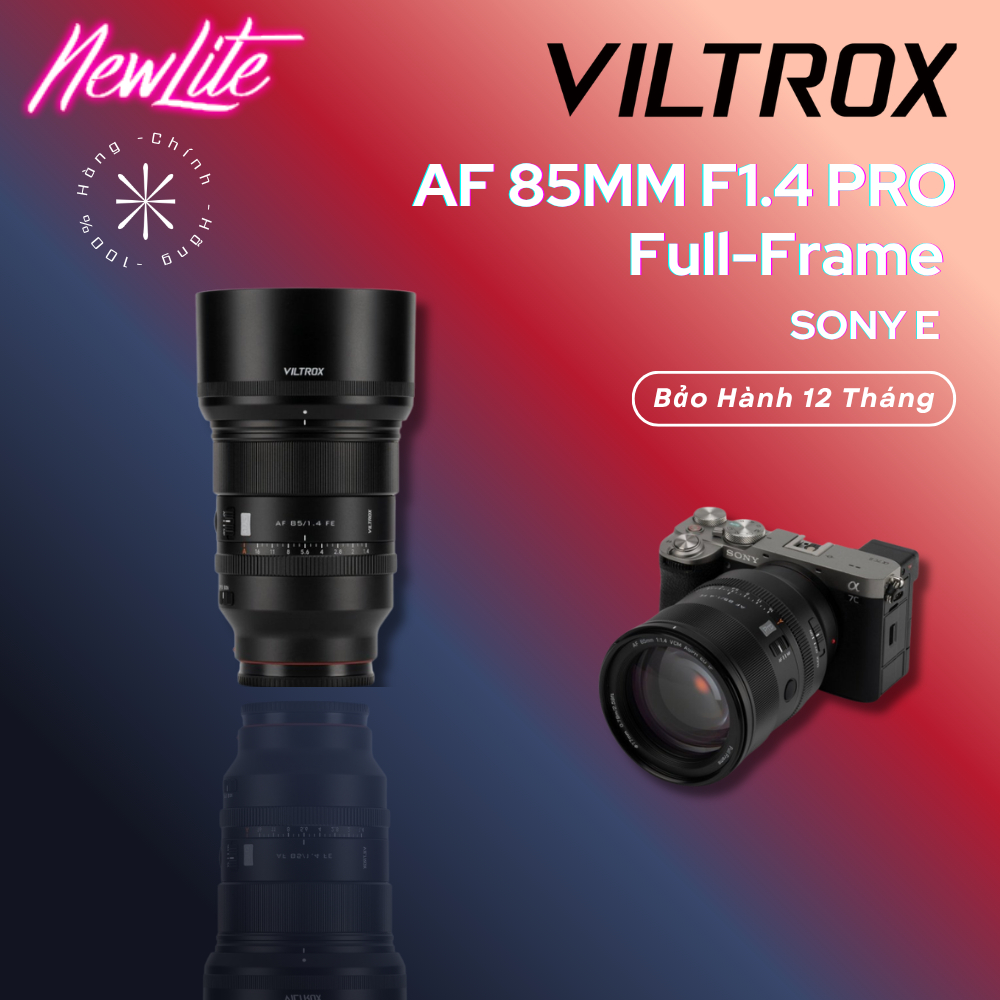 VILTROX AF 85MM F1.4 Pro Full-Frame For Sony E Mount | Hàng Chính Hãng