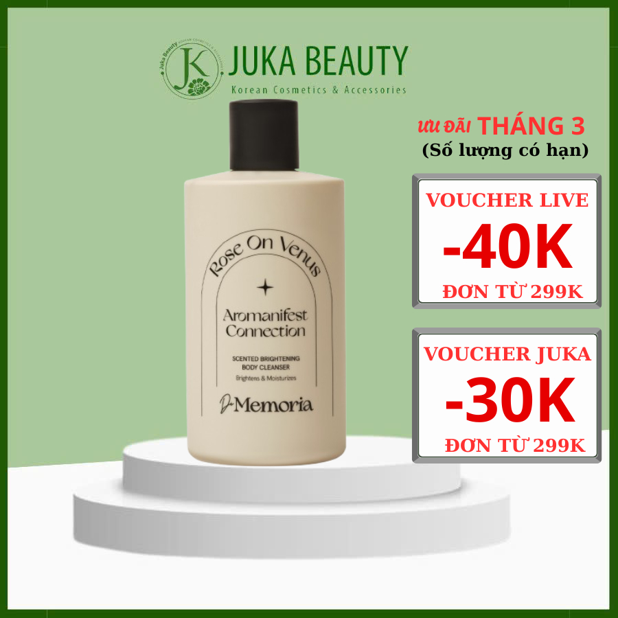 Sữa tắm De Memoria Scented Brightening Body Cleanser 300ml