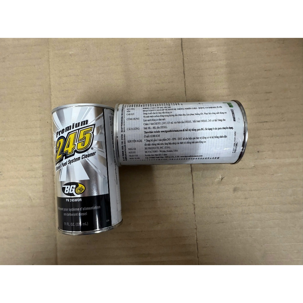 Dung dịch BG245( Vệ sinh kim phun,buồng đốt)-Đổ trực tiếp vào thùng dầu 50L-80L dầu diezen