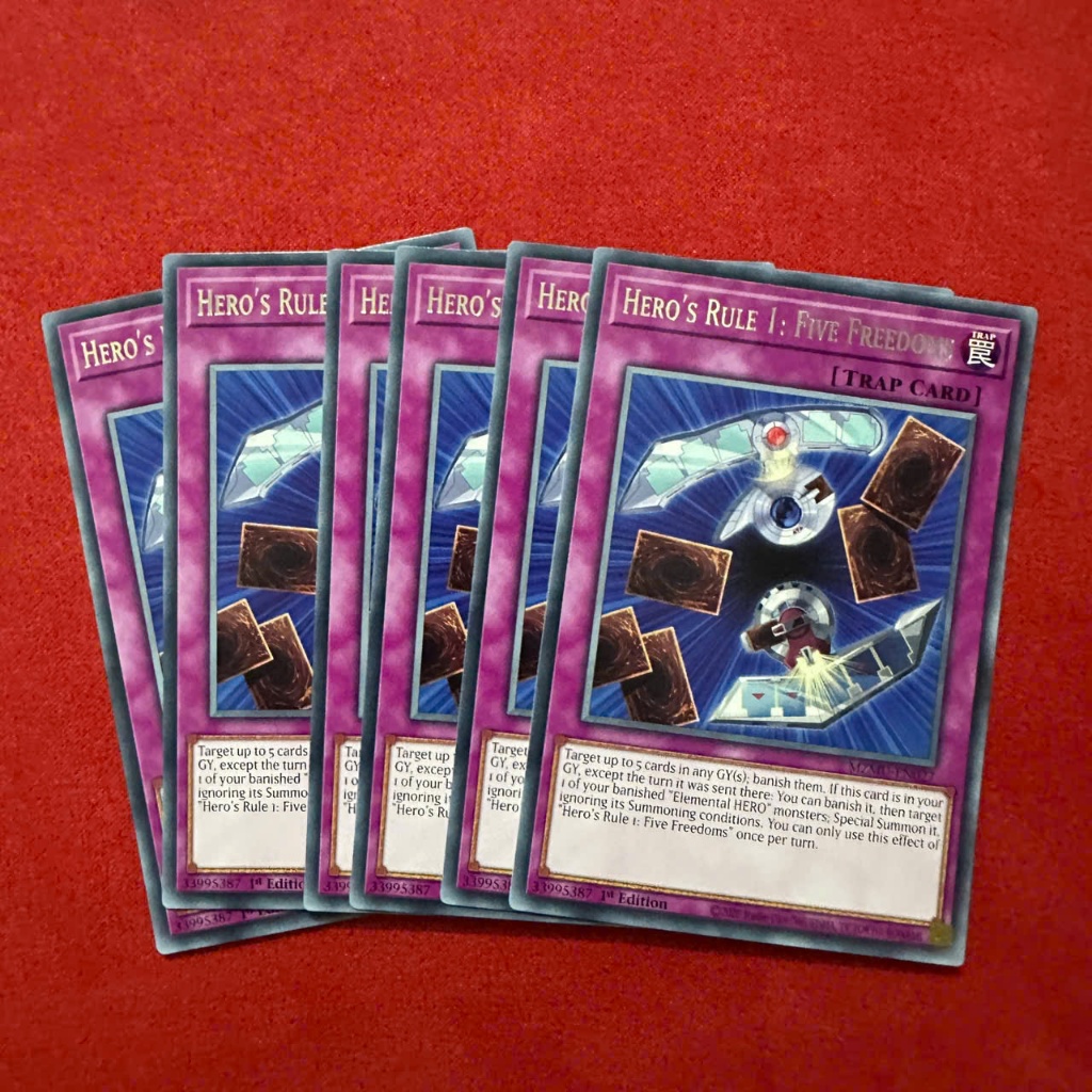 [Thẻ Bài Yugioh Chính Hãng] Hero's Rule 1: Five Freedoms