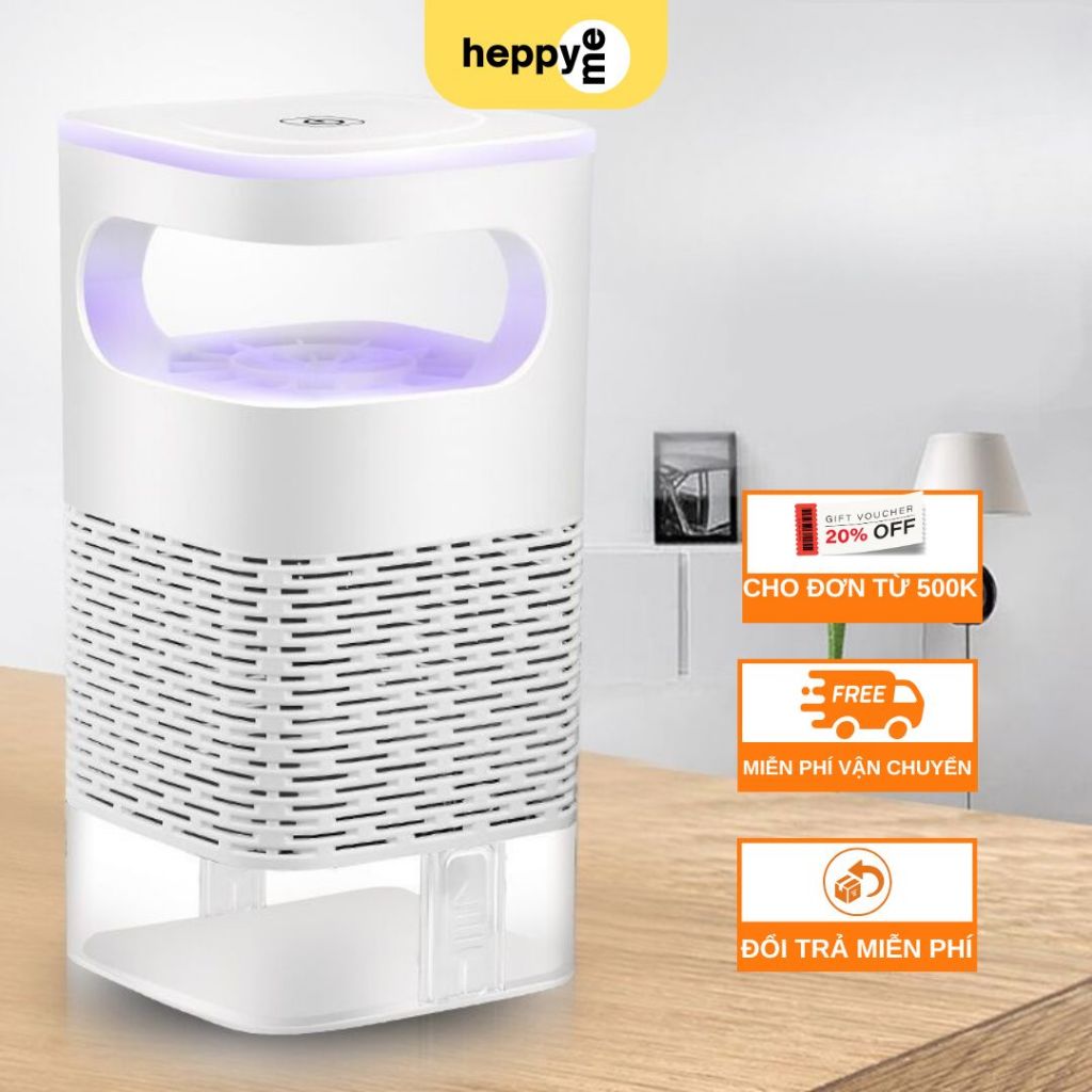 Đèn Bắt Muỗi Thông Minh Tia UV 360 Độ - Máy Diệt Muỗi Và Côn Trùng Vật Lý Cao Cấp, Tiết Kiệm Điện,